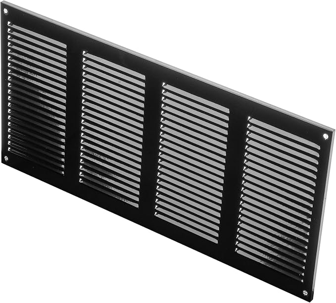 Repa Market 2-Pack Air Vent Cover 16x8 Inch Black Galvanized Steel Louvered - Image 9