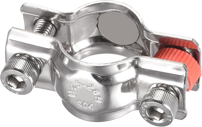 uxcell Wall Ceiling Mount Pipe Supports, 304 Stainless Steel Adjustable Pipe - Image 4