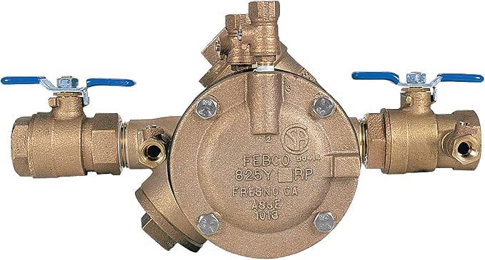 Febco 825EBV Backflow Preventer Reduced Pressure Zone Assembly, Quarter Turn by Febco