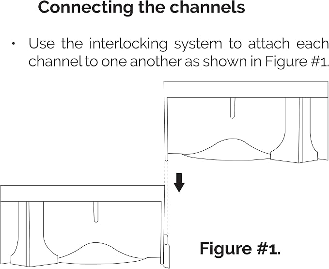 URA WATER - Model UA-100 - Drainage Trench Set - Channel Drain - Black Plastic - Image 3