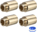 M METERXITY Shower Head Extension Arm, Brass G1/2 Male to Female Extension Pipe by MMETERXITY