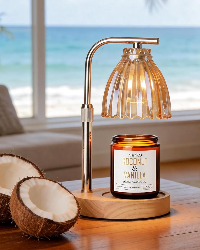 AOOVOO Coconut Vanilla Wickless Candle - Image 3
