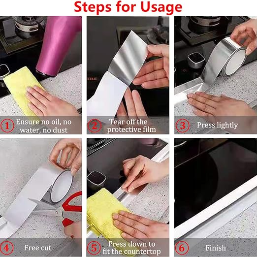 Aluminum Foil Duct Tape Heavy Duty Waterproof, Premium Silver Metal HVAC Heat - Image 7