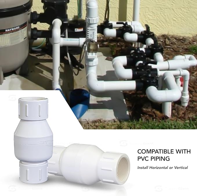 Midline Valve 4I2U100 PVC Inline Check Valve - Image 6