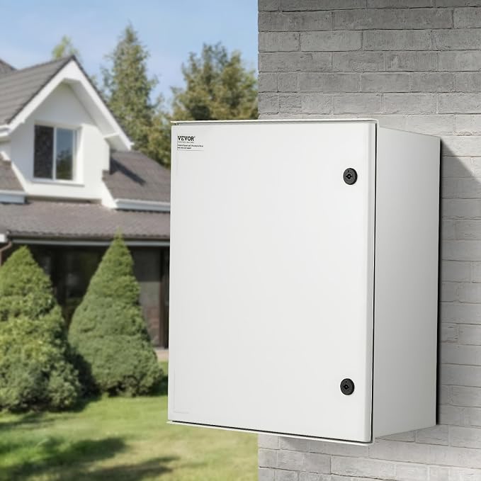 VEVOR Fiberglass Enclosure 19.7 x 15.7 x7.9" Electrical Enclosure Box NEMA 3X - Image 8