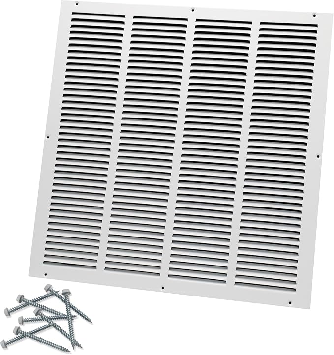 Howeall 20"W x 20"H Steel Return Air Grille, Air Return Vent Cover by Howeall