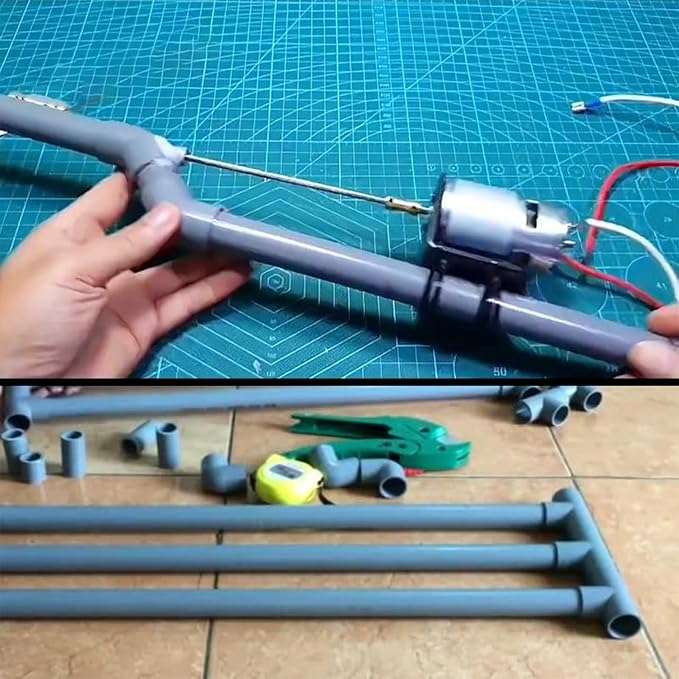 6Pcs 1 Inch Grey Electrical Conduit PVC Pipe 17" Long Sch40 PVC Rigid Tube - Image 7