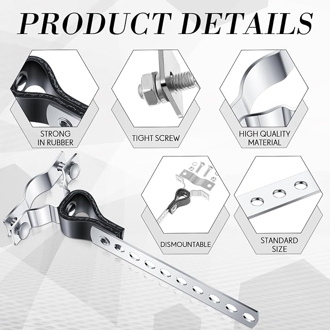 Geetery 1 Pcs Universal Exhaust Hangers Muffler Hanger, Rv Style, Heavy Duty - Image 3