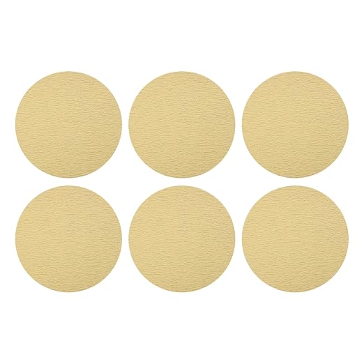 HARFINGTON 10 Pcs 9 Inch Sanding Discs 120 Grit Yellow Aluminum Oxide | Hook by HARFINGTON