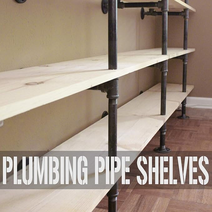 Pipe Fitting, 30 Pack 1" Grey Floor Flange/Elbow/Tee Combo - Image 3