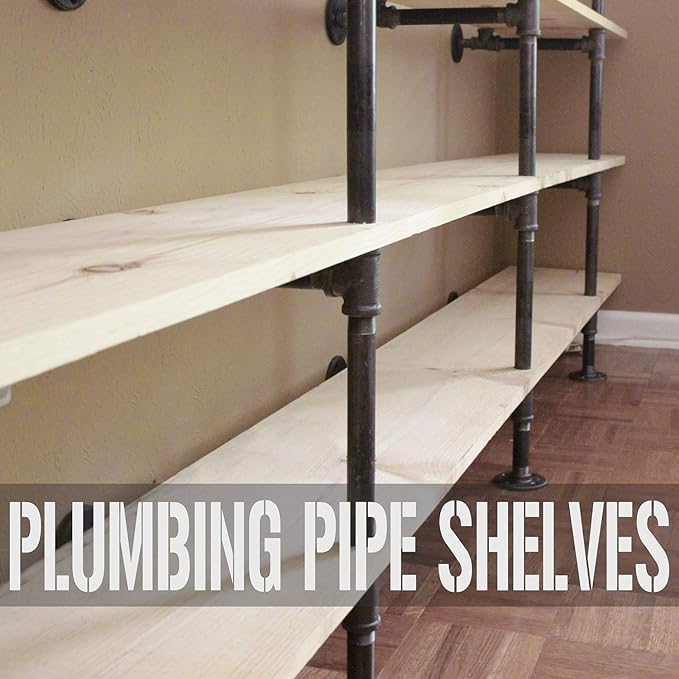 Pipe Fitting, 20 Pack 3/4" Gray Floor Flange/Elbow/Tee Combo - Image 3