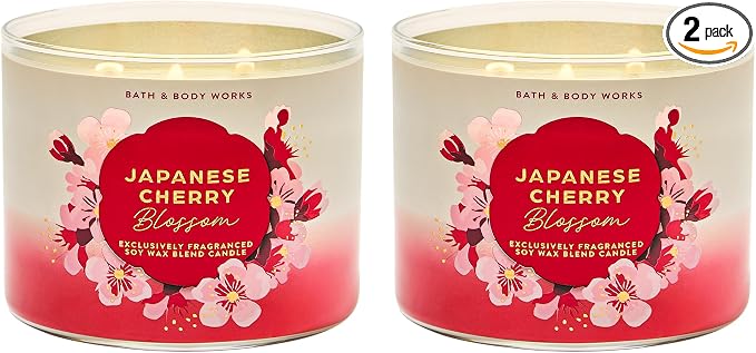 Bath & Body Works Japanese Cherry Blossom 3-Wick Candle by BathBodyWorks