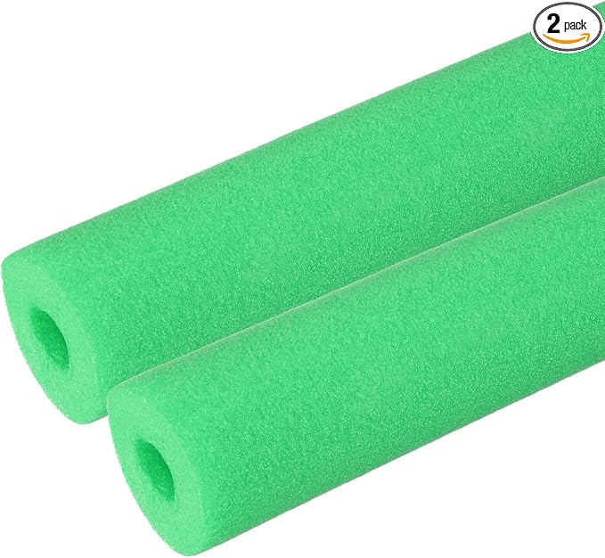 PATIKIL Pipe Insulation Foam Tube Foam Pipe Tubing Covers Tea Green 2Pcs | 1" by PATIKIL