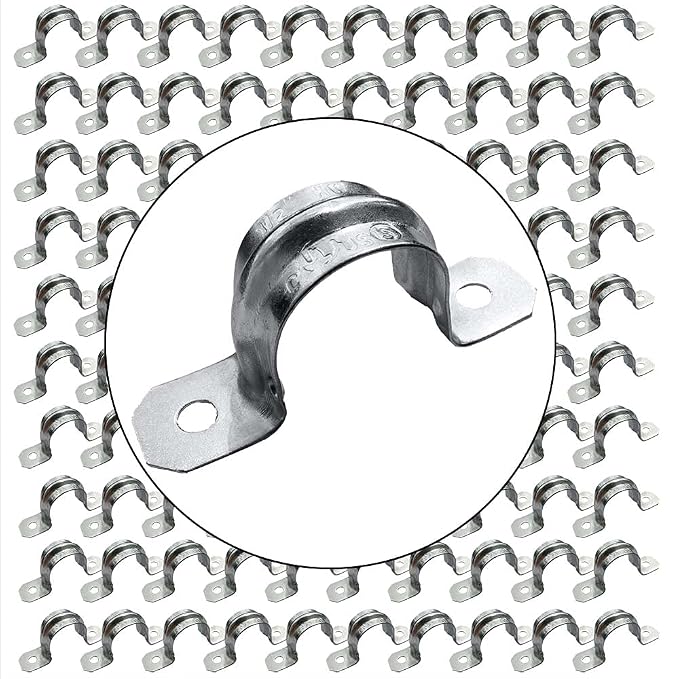 AP-10455, 2 Inch Two Hole Snap On Pipe Strap - Image 5