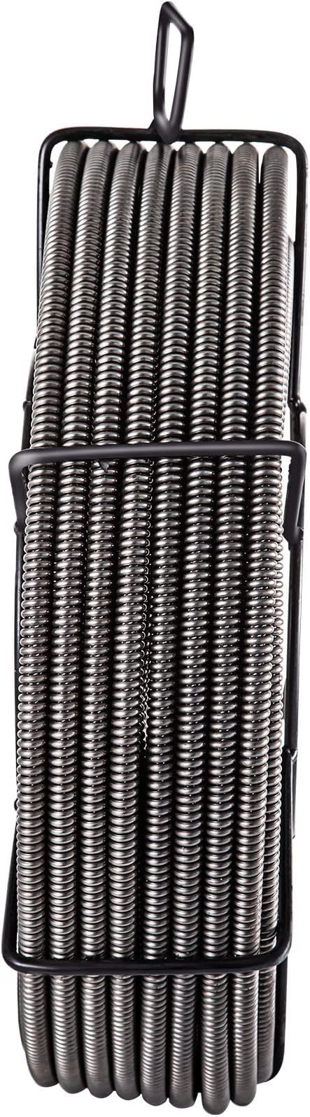 VEVOR Drain Cleaning Cable 75ft x 1/2 inch Solid Core Cable Sewer Cable - Image 9