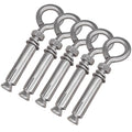 5/16" X 4-3/16" Expansion Concrete Wall Anchors Eyebolt Screw, Heavy Duty 304 by CUKAYO