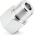 304 Stainless Steel M10*1 Female Thread x 1/8" NPT Male Adapter Metric Convert by Unknown
