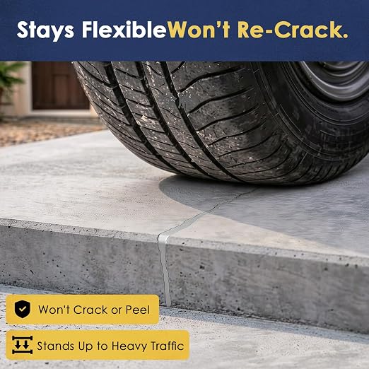 Self-Leveling Concrete Crack Filler – High Elasticity Cement Sealant | 6PCS - Image 4