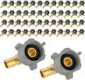 EFIELD 1/2 Inch Pex X 7/8 Inch Toilet Ballcock Swivel Elbow Adapter, Brass by EFIELDPEXTUBING
