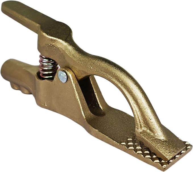 500-Amp Welding Ground Clamp, Heavy-Duty Brass Earth Clamp - Image 3