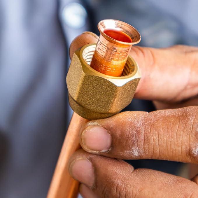 PATIKIL 3/8" OD Copper Flare Tube Fitting - Image 5