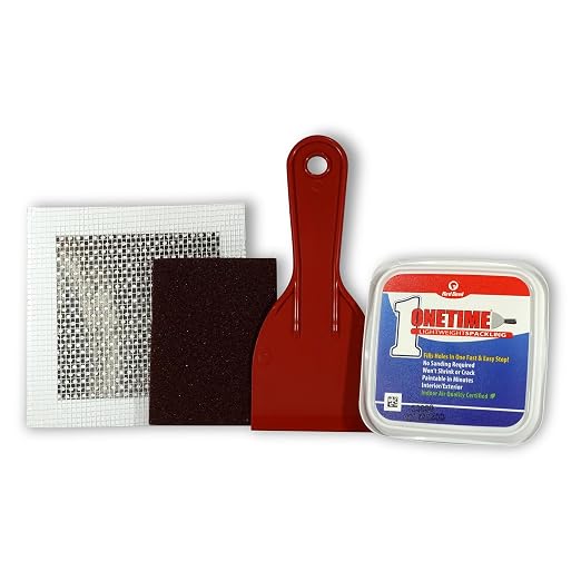 Red Devil 0549 ONETIME Lightweight Spackling Patch-A-Wall Kit, 1/2 Pint - Image 4