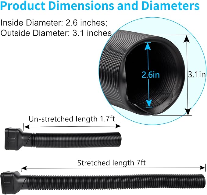 Prestantious 7ft Long Gutter Downspout Extensions Downspout Extender Pipe | - Image 3