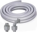 1 Inch 5 FT Non Metallic Liquid-Tight Conduit and Connector Kit by Feotech