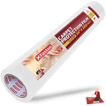 XFasten Carpet Protection Film Self Adhesive, 24 Inch x 200 Feet 3 Mil Clear by XFasten