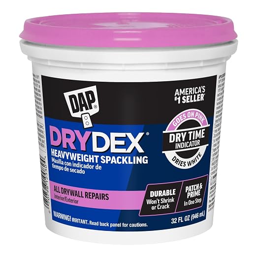 DAP DryDex Dry Time Indicator Spackling, 32 Oz by DAP