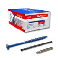 1/4 x 4 Countersunk Phillips Flat Head Blue Concrete Screw Anchors by Unknown
