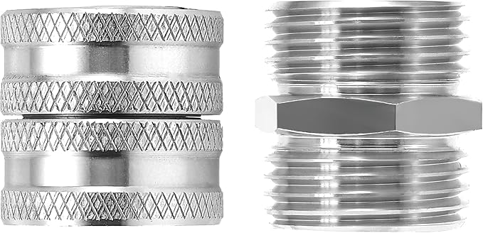 M MINGLE Garden Hose Adapter 3/4”, Male to Male, Female to Female, Stainless - Image 5