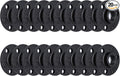 1/2" Antirust Black Floor Flange, 20 Pack Malleable iron Pipe Fittings by HomeTZH