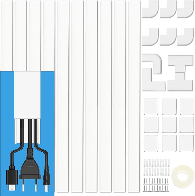 157" Paintable Cable Raceway Kit by Bestongbestservicesforyou