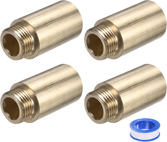 M METERXITY Shower Head Extension Arm, Brass G1/2 Male to Female Extension Pipe by MMETERXITY