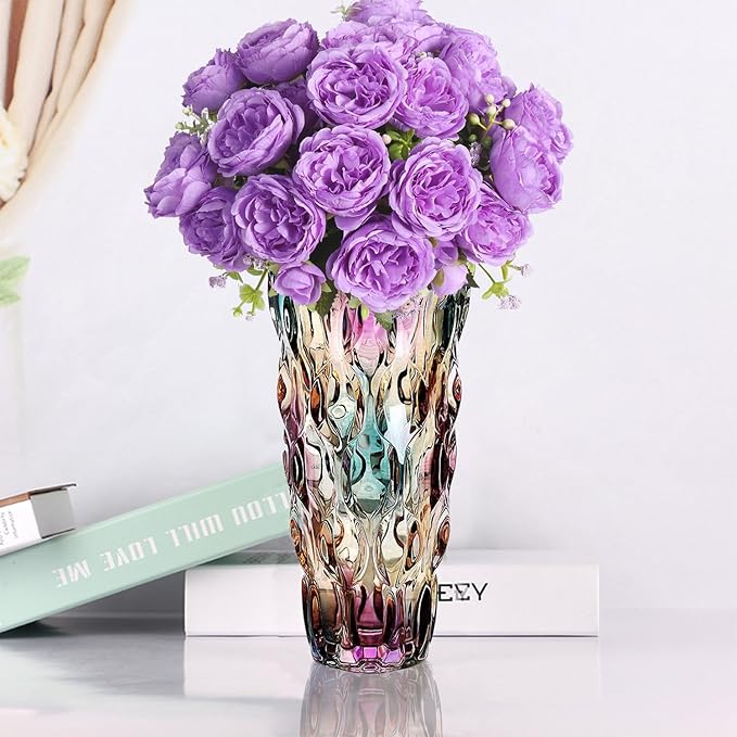 CEMABT Glass Vases for Flowers，Thickened 3.4 lb Morden vases for Tables - Image 5