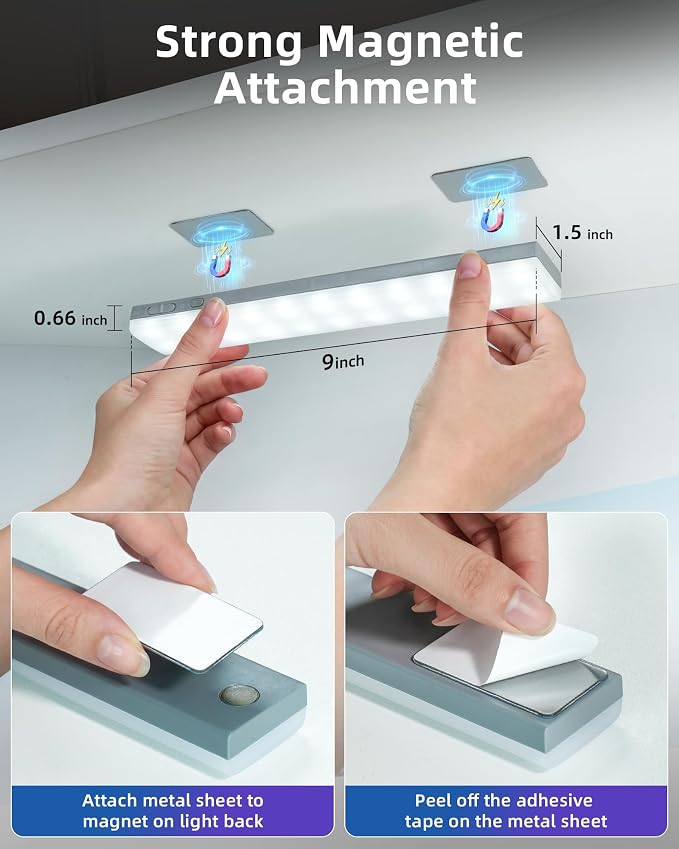EZVALO 80RGB Color Changing Under Cabinet Lighting, Led Shelf Lights | Wireless - Image 8
