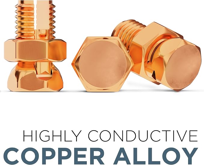 THE CIMPLE CO 1 Pack, Size #6 Copper Split-Bolt Connector 6 AWG - Image 7