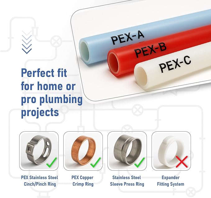 3/4 INCH PEX-B Ball Valves, Lead-Free Brass Full Port Shut-Off Valve - Image 6