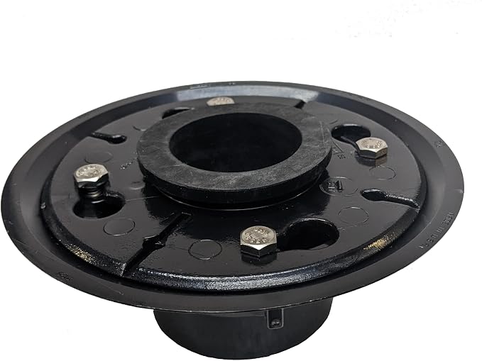 2 Inch Shower Drain Base for Linear Square Shower Drains Plastic ABS Floor by SereneDrains