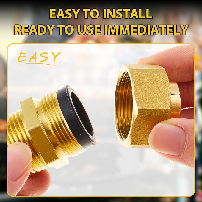 Frienda 16 Pack CSST Gas Line Fittings 3/4'' NPT Brass Male Adapter | Hex Nipple - Image 5