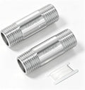2pcs Thickened Nipple Cast Pipe 3/8" NPT Male by TAISHER