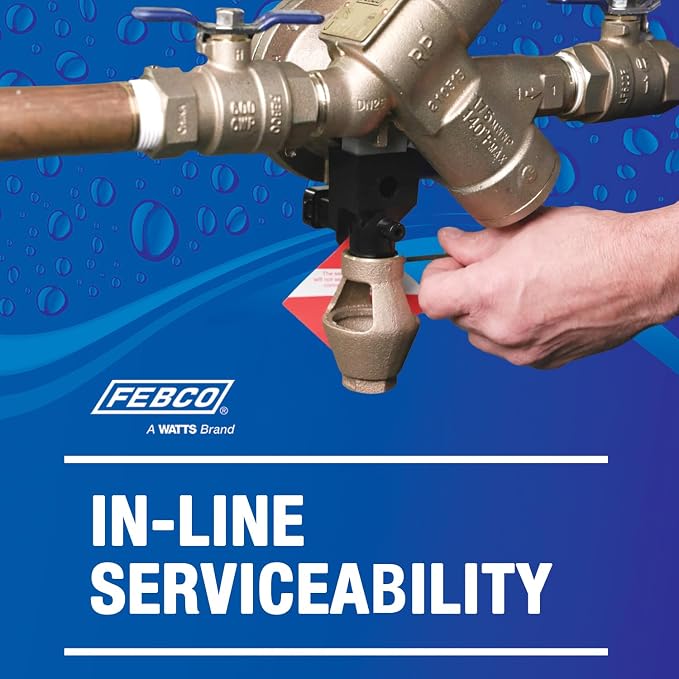 Febco LF825Y RPZ Backflow Preventer, Lead-Free Bronze, Y Pattern - Image 8