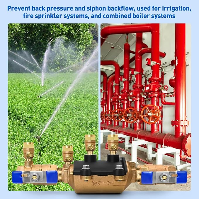 34-350 3/4" 350 Double Check Backflow Preventer | 3/4 Backflow Preventer - Image 3