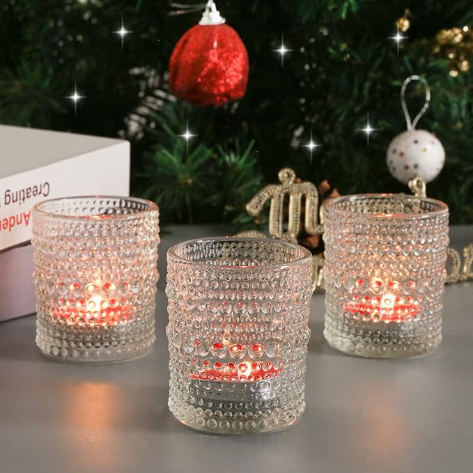 TRIRITE 36 Pack Votive Candle Holders, Reusable Durable Elegant Vintage Votives - Image 7