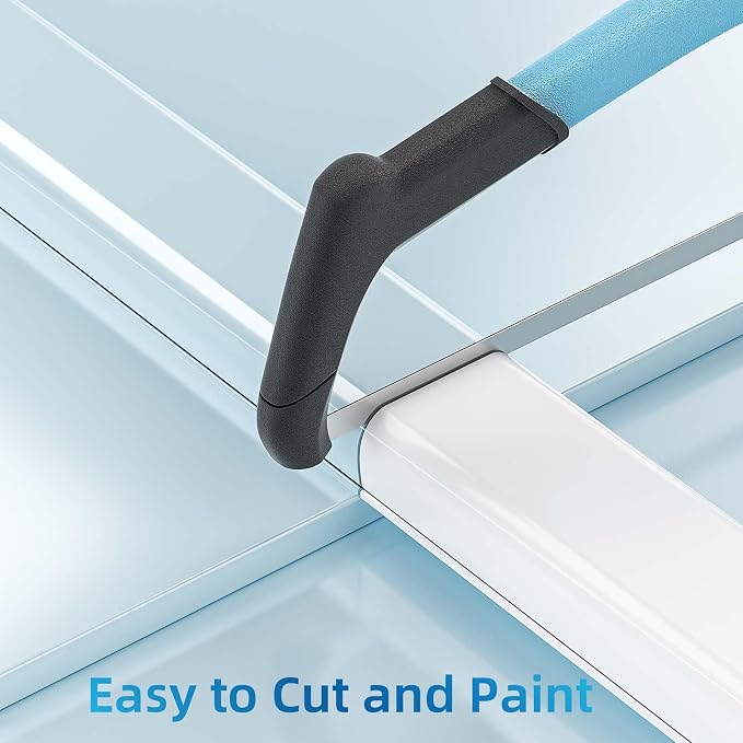 Yecaye 235in Wall Cord Hider for 2-3 Cords, W1.18in H0.63in, On-Wall Cord Cover - Image 4