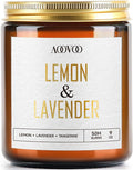 AOOVOO Lemon Lavender Scented Candle by AOOVOO
