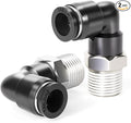 TAILONZ 10mm x 3/8" NPT Push to Connect Elbow Fitting 2pcs | Copper&Plastic by TAILONZPNEUMATIC
