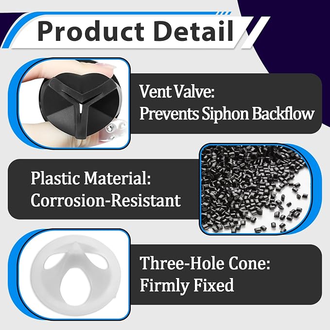 6 Pcs V-551-A Vacuum Breaker Repair Kit Compatible - Image 6