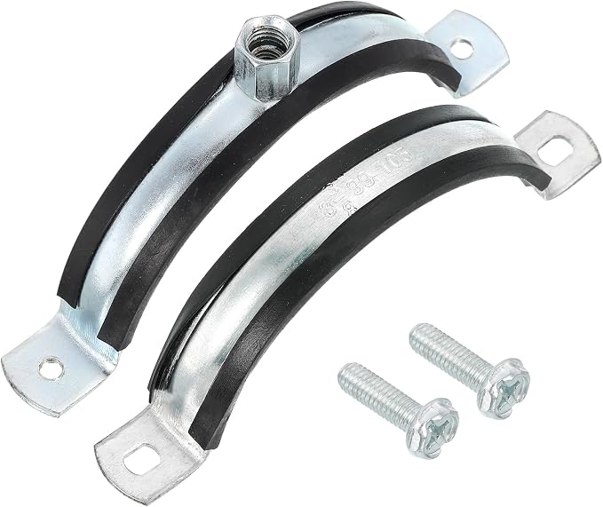 uxcell 6 Pcs Adjustable Pipe Bracket Clamp - Image 3